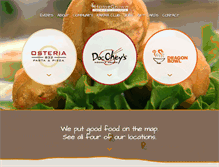 Tablet Screenshot of homegrownrestaurants.com